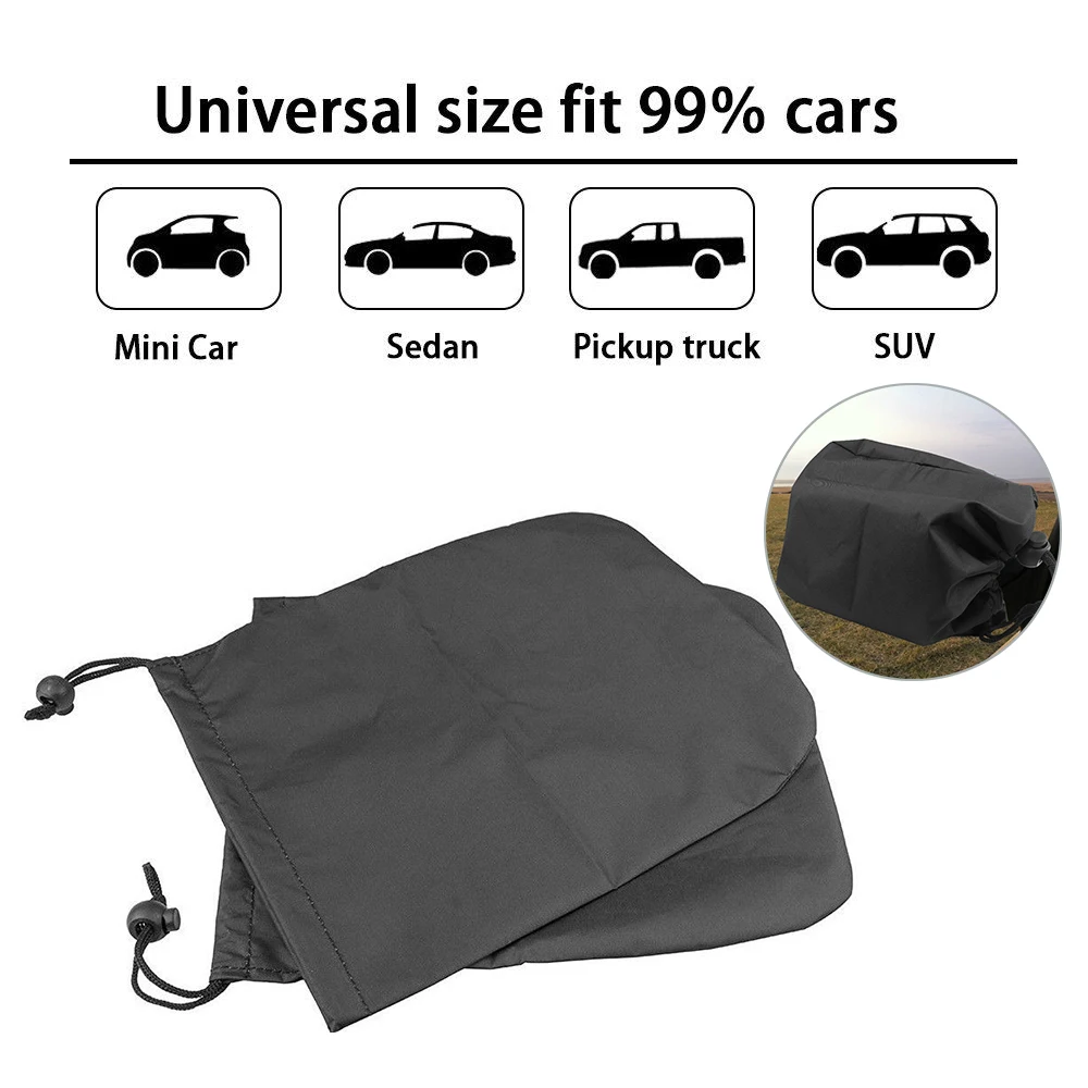 2PCS Winter anti-snow anti-frost Cover for Car Rearview Mirror Protection Car Clothing Cover with Rearview Mirror Cover