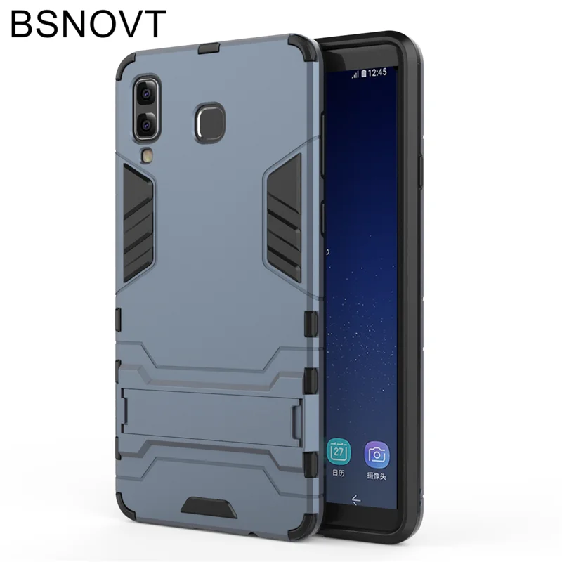 BSNOVT для samsung Galaxy A9 Star Обложка мягкая силиконовая + Пластик Kickstand чехол A8 G8500 fundas 6