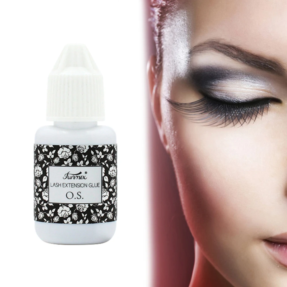 Individual Eyelash Glue Extension Lashes Adhesive Clear for False Eyelashes Extensions Fast Dry Long Lasting TSLM2 | Красота и