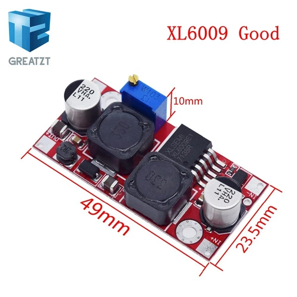 GREATZT 1 шт. повышающий понижающий DC-DC Регулируемый понижающий преобразователь XL6009 модуль питания 20 Вт 5-32 В до 1,2-35 в - Цвет: XL6009 Good