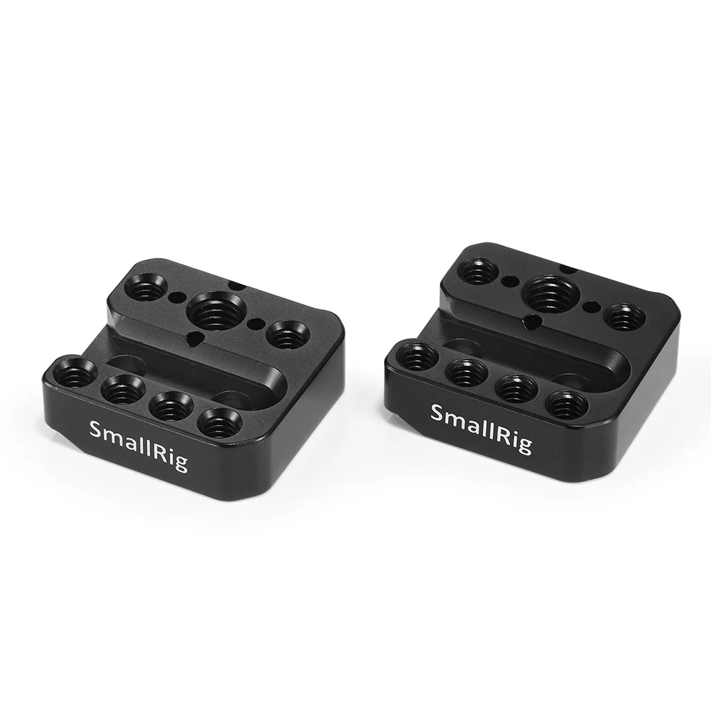 SmallRig 2 шт. Монтажная пластина для DJI Ronin S ручной карданный кронштейн с Рельсом Nato и резьбовыми монтажными отверстиями-2234