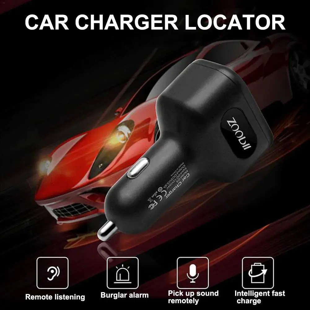 Автомобильное зарядное устройство 12 24 В DC GPS USB и трекер D5 с живым