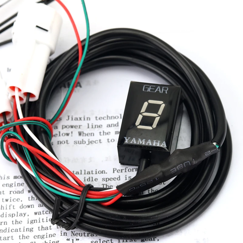 Мотоцикл Ecu для детей возрастом 1-6 Скорость Шестерни индикатор передачи Дисплей для Yamaha FZ8 FZ16 YZF-R1 R6 Xjr1300 MT-03 MT-10-09 SR400 XSR900 700