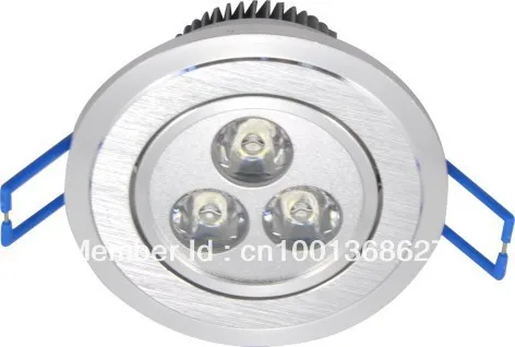 Потолочный светодиодный светильник в серебряном корпусе 10 шт./лот 9 Вт 85 265 в|light led