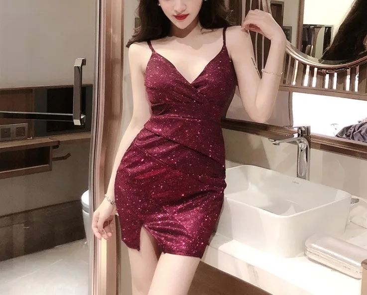 2019 летние женские туфли под платье для ночного клуба пикантные с низким вырезом v