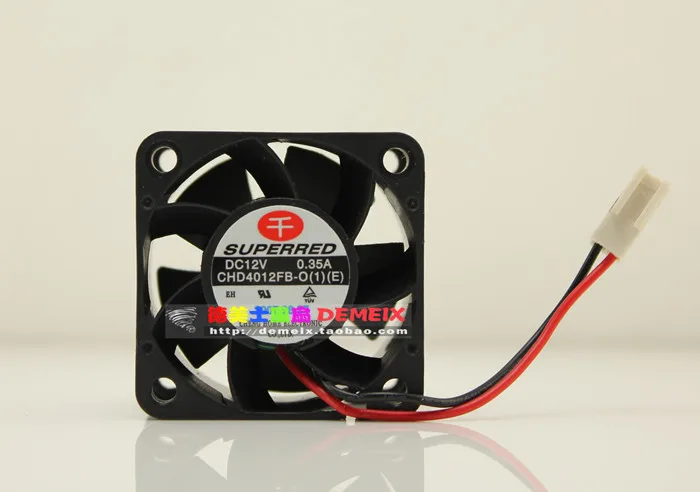 Новый вентилятор охлаждения SUPERRED 4 см 12 в пост. Тока 0,35a 4028 CHD4012FB