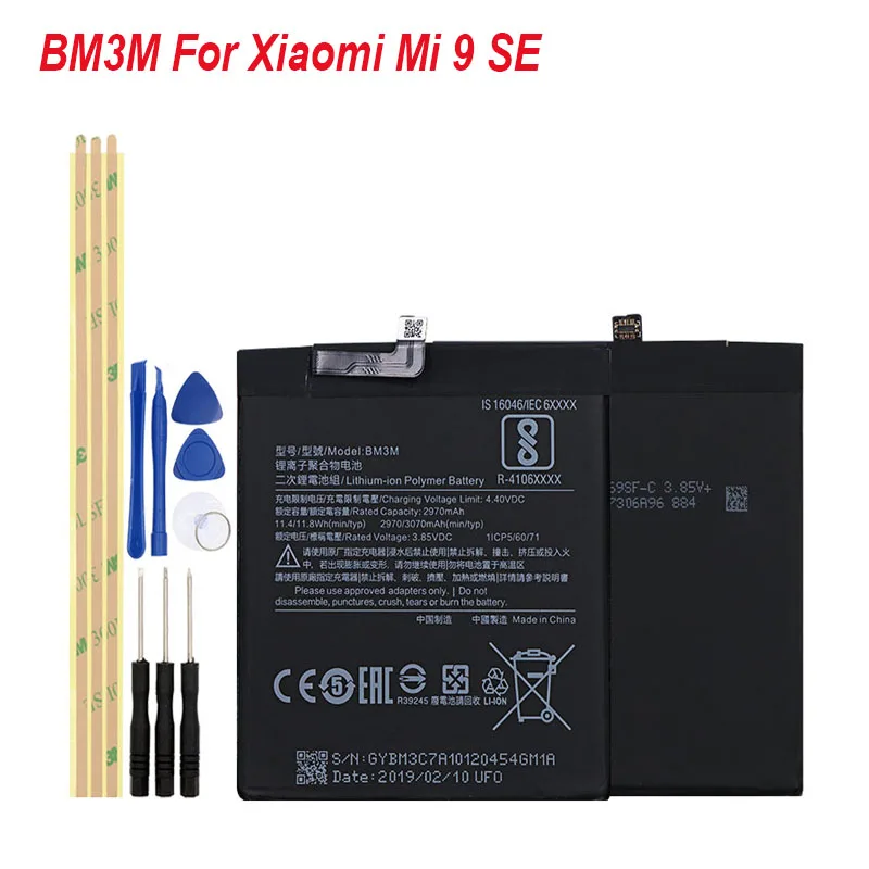 BM3D BM3H BM3K BM3L BM3M батарея для Xiaomi mi 8 SE mi x 3 mi 9 mi 9 SE аккумуляторная батарея AKKU ACCU PIL мобильного телефона с инструментами