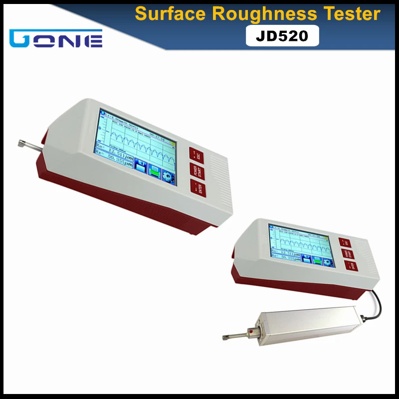 

JD520 separate type surface roughness tester gauge meter Ra Rz Rq Rt Rp Rv R3z R3y Rz(JIS) Rs Rsk Rsm Rku, Rmr, Ry(JIS), Rmax...
