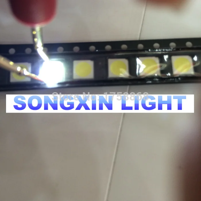 1000 шт./лот 5050 белый-CW теплый белый-PLCC-6 WW 3-CHIPS smd led 6000-6500k/2800-3200k 10-18LM 0 2 W высокое