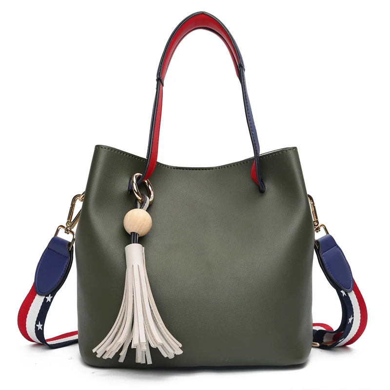 Мода 2017 г. Для женщин сумка мешок Повседневное кожаная Сумки известный бренд