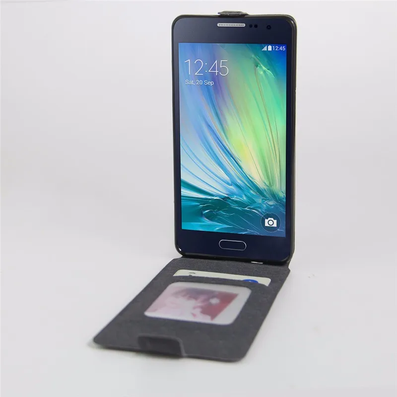 Роскошный чехол кошелек из искусственной кожи для задней панели Samsung Galaxy A3 2015 A300