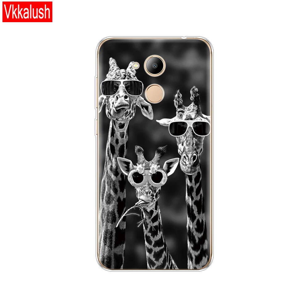 80064 Силиконовый чехол-накладка для huawei Honor 6C Pro 5,", мягкая задняя крышка из ТПУ для huawei 6C Pro V9 PLAY, полная защита от ударов 360 - Цвет: 80064