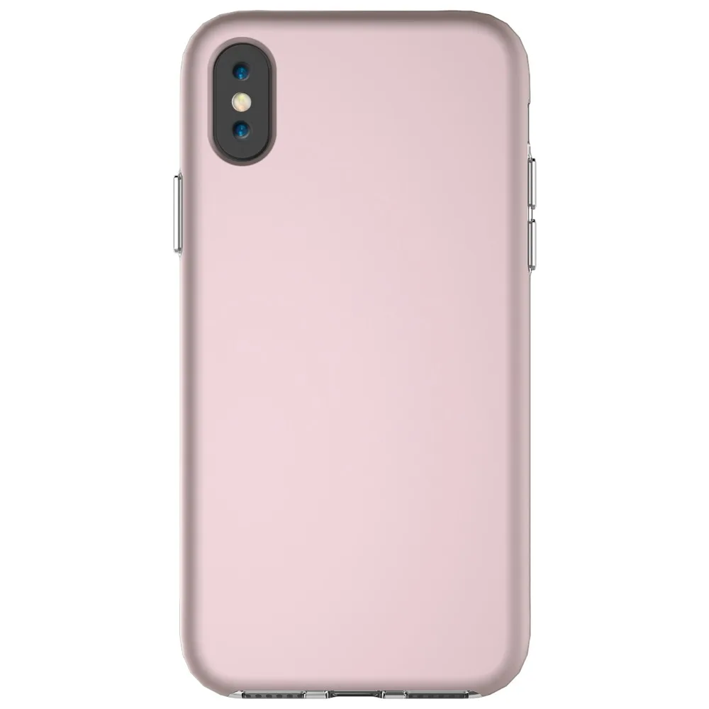 SjuzzyU Anti-knock Silicone Case For Apple iphone X Slim Transparent PC+TPU Phone Cover iphoneX coque funda |