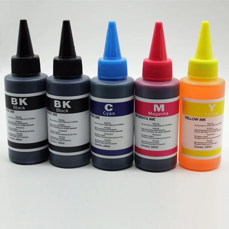 T1285 Заправка чернилами комплект для Epson Stylus S22 SX125 SX130 SX230 SX235W SX420W SX425W SX430W SX435 438W 440W 445W СНПЧ картридж принтера - Цвет: 1SET 1BK
