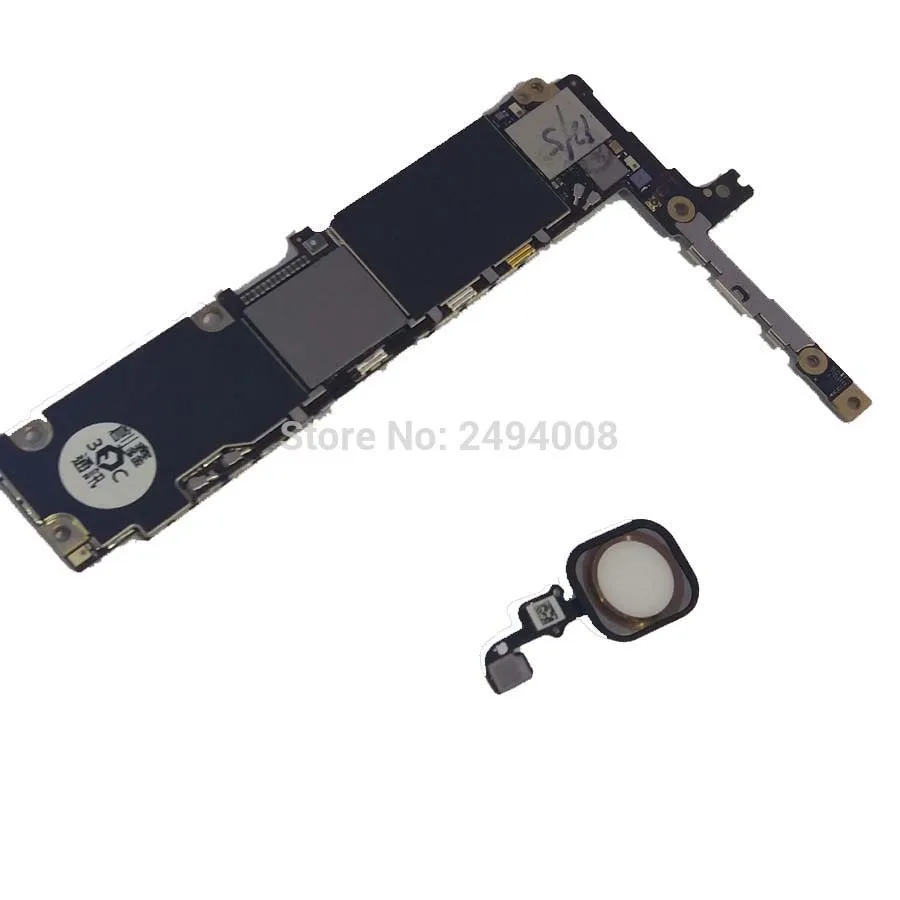 Оригинальная материнская плата для iPhone 6S plus 6SP 16 Гб 64 Гб 128 ГБ материнская плата с/без Touch ID IOS системная материнская плата основная плата