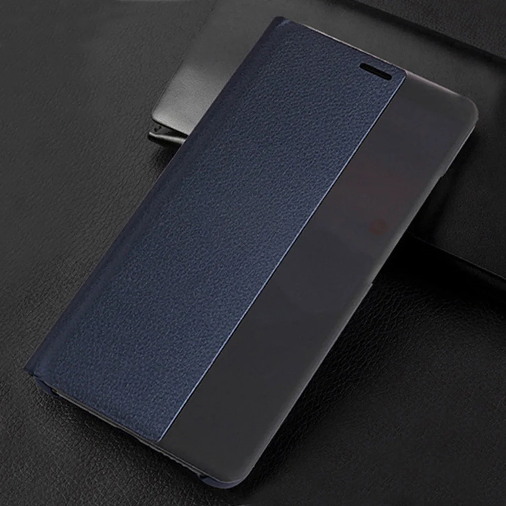 Dark blue Asuwish откидная крышка кожаный чехол для Huawei Коврики 10 Pro 6.0 Коврики 10 5.9 Ascend Коврики 10 Pro 10Pro smart посмотреть тонкий телефон Чехол - Цвет: Dark blue