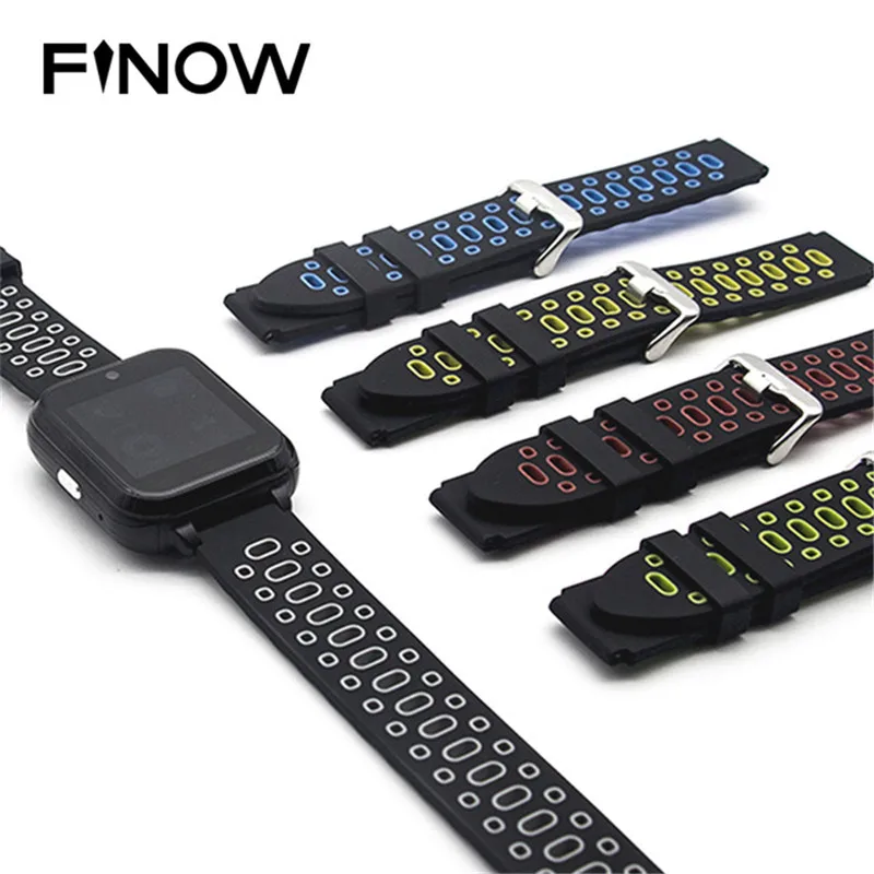 Для Finow Q1 Pro сменный ремешок силиконовый гелевый для часов Смарт часы умные