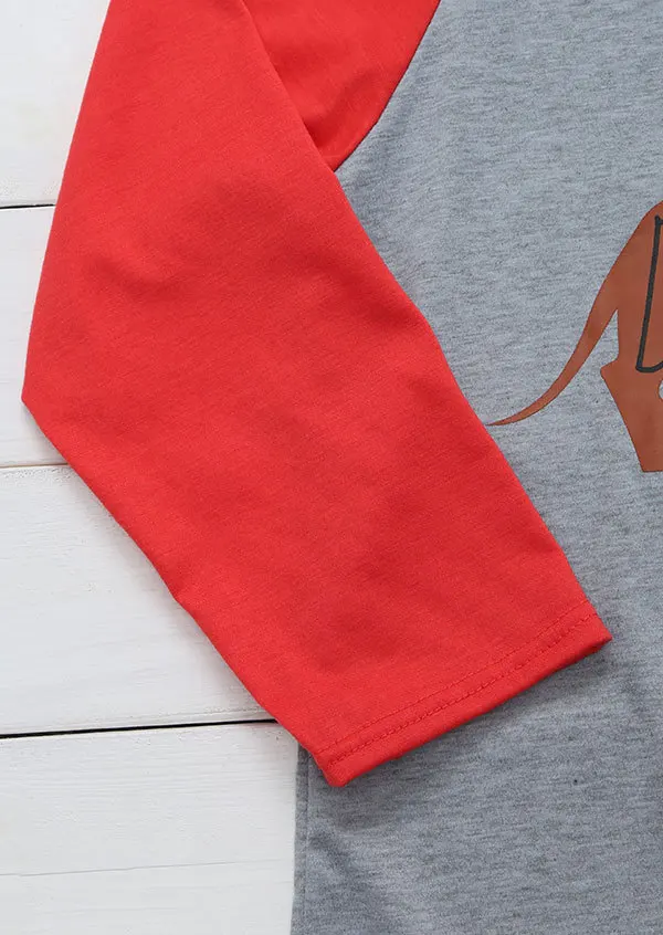 Merry Christmas футболка такса для женщин Женский Топ полный рукав Crewneck Осенняя футболка размера плюс Новогодняя футболка Прямая поставка