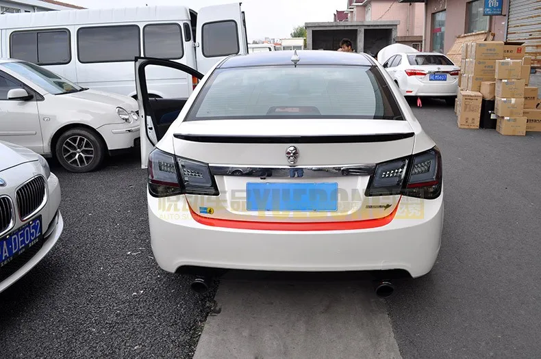 Автомобильный Стайлинг, задний фонарь для Chevrolet Cruze 2009-, задние фонари, задние фонари, светодиодный задний фонарь, светодиодный DRL+ тормоз+ Парк+ сигнальный стоп-сигнал