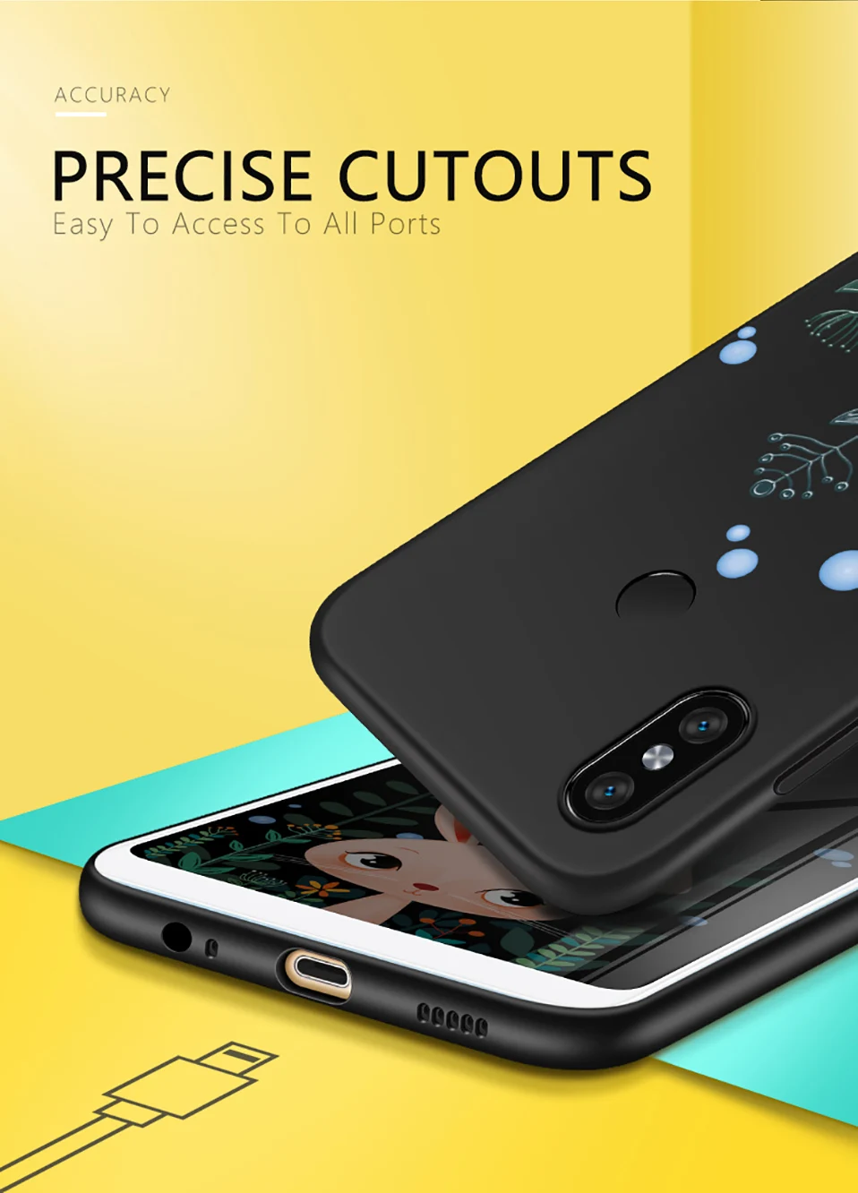Силиконовый чехол для Xiaomi Redmi Note 7, милый мультяшный чехол, чехол для Xiaomi Redmi 6A 5 5 Plus Note 5 6 Pro 4X, чехол Fundas Coques