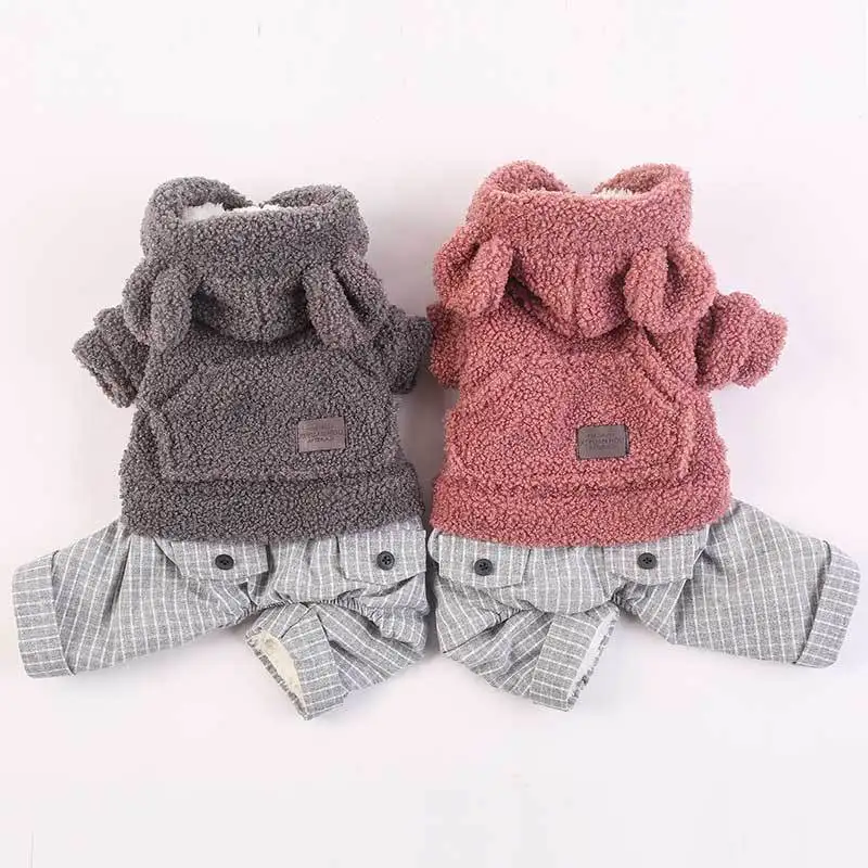 FENG PEI 2018 Cute Dog Cat Puppy Clothes Chihuahua Clothing Jacket for Small Medium Dogs Soft Fleece Winter Pet Costume |