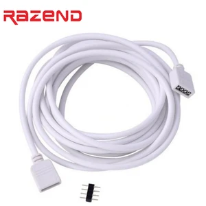 1 м, 2 м, 5 м, 30 см, 4-контактный светодиодный разъем RGB, светодиодный Удлинительный кабель, провод 4pin для SMD 5050 3528 2835 RGB светодиодный светильник