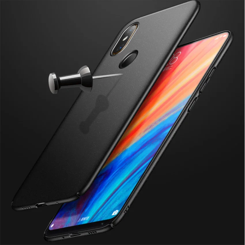 Матовый чехол для Xiaomi mi mix 2 s оригинальный металлический пластиковый магнитный