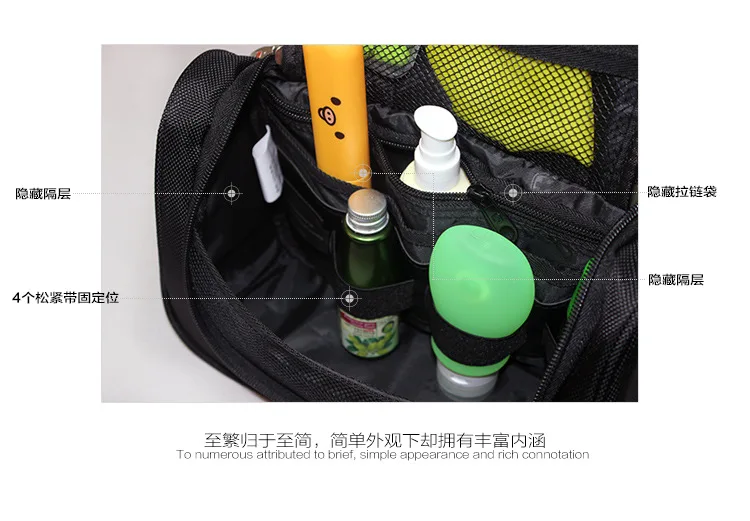 travel organizer men Shaving Makeup Bag Deluxe Cosmetic Bag women neceser beauty Toiletry bath case hanging make up Pouch Holder