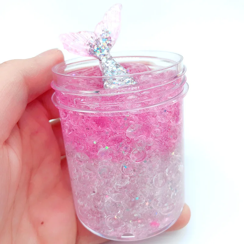 Лепка глина DIY пушистый Floam Русалочка слизь ароматизированный снятие стресса с