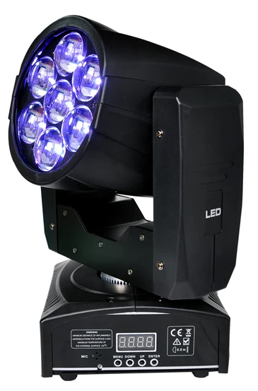 Guangzhou TIPTOP Sample 7x12W New Stage Effect Lighting 4in1 RGBW LED Small Bee Eye Moving Head Beam+Wash Light Smooth Pan Tilt | Освещение