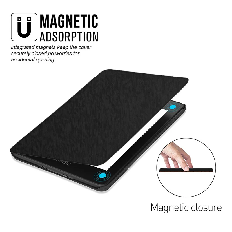 Магнитный чехол BOZHUORUI для Amazon Kindle Paperwhite 4 10-го поколения электронных книг с