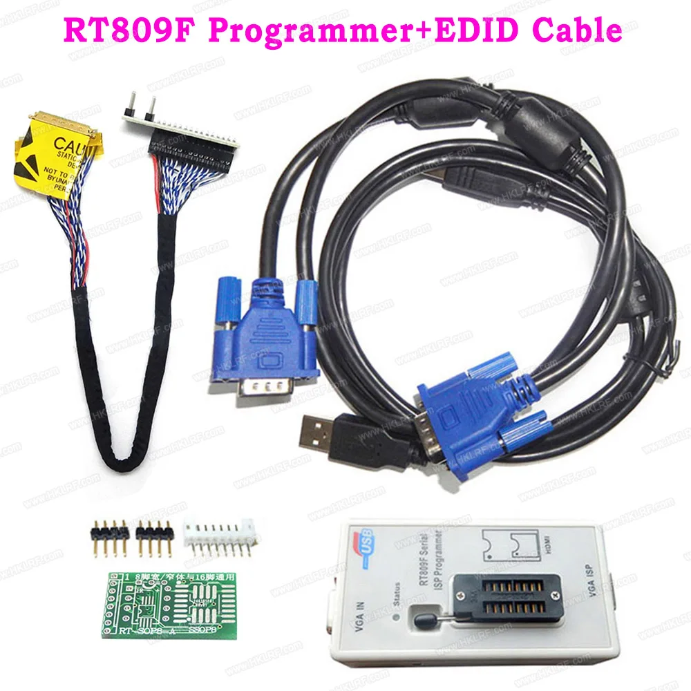 RT809F Универсальный ISP USB программатор + 9 элементов с 1 8 V/SOP8 разъем адаптера кабель