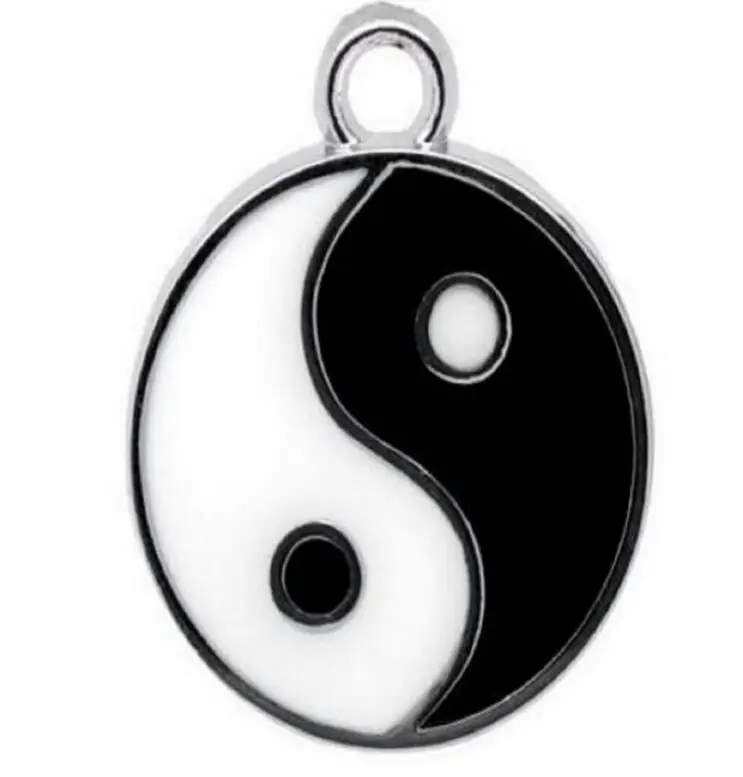 10 шт. винтажная бижутерия Эмаль Инь Янь Гвоздика цветок красные губы обувь демон