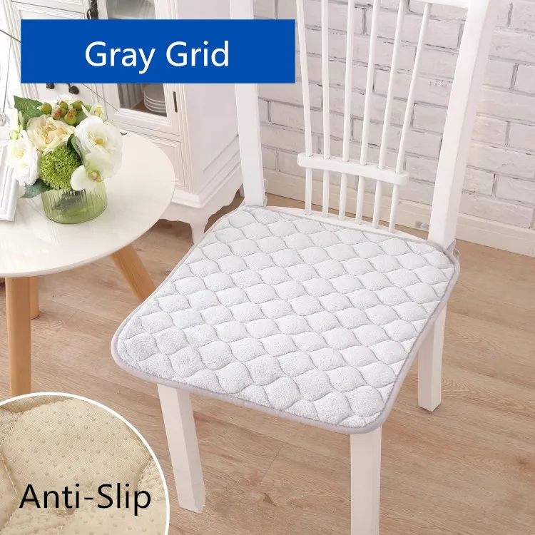 Противоскользящая фланелевая декоративная подушка для дивана и автокресла 40*40 см, подушка для офисного стула, коврик для сидения, Almofadas Cojines - Цвет: huisexuanlv
