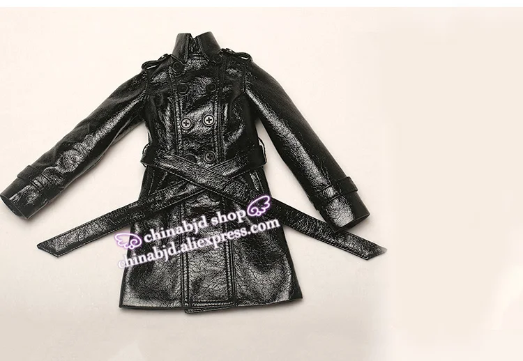 BJD SD кукольная одежда 1/3 модная Длинная кожаная куртка кожаное пальто для SD IPlehouse EID SID Body YF3-110 аксессуары для кукол