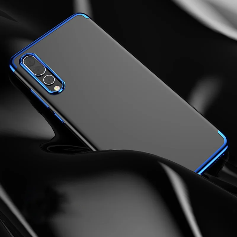 Чехол для huawei P20 Lite роскошный тонкий прозрачный ТПУ противоударный мягкий чехол P