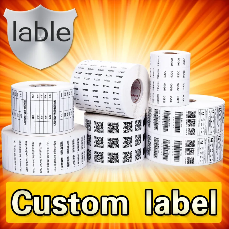 Онлайн-шоппинг бумажная этикетка с покрытием клейкая наклейка различные размеры