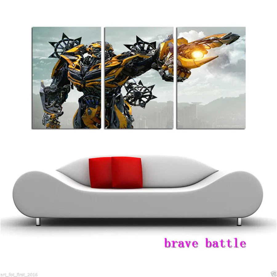 Робот шмблби холст живопись гостиная домашний декор Современная роспись