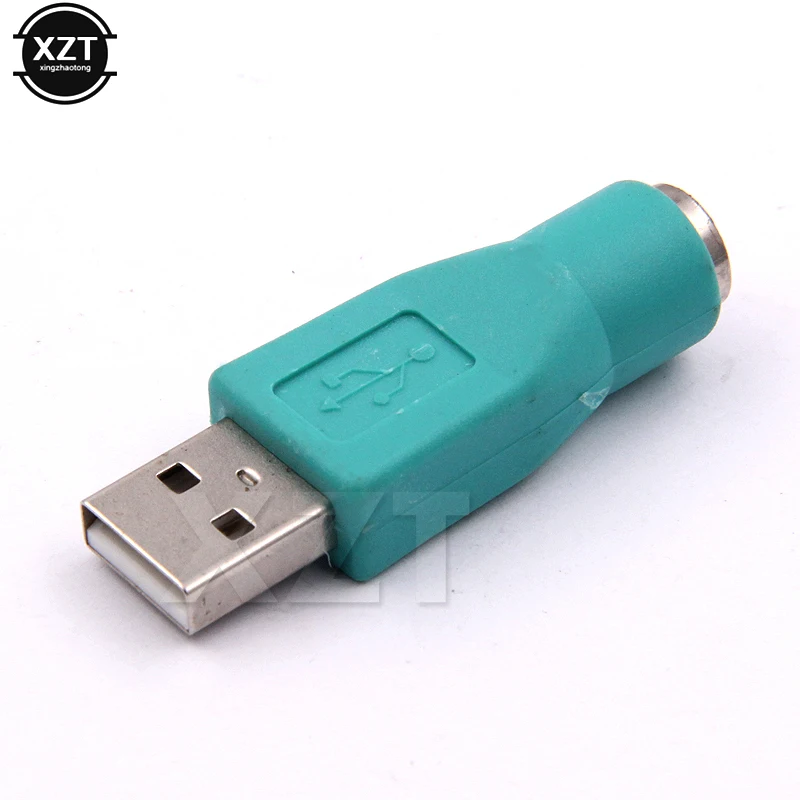 Высокое качество Портативный USB папа для PS2 Женский адаптер конвертер компьютера