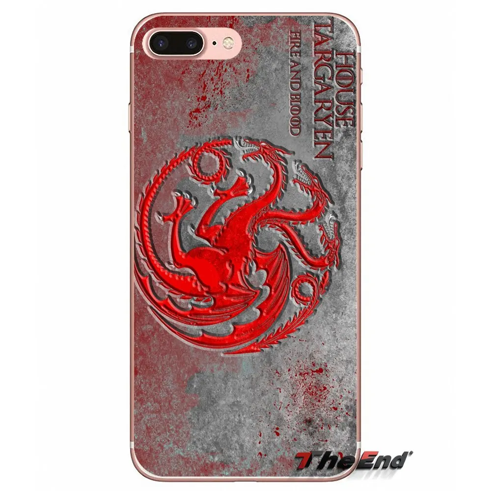 Чехол с логотипом для Huawei G7 G8 Ascend P7 P8 P9 Lite Honor 4C 5X 5C 6X Mate 7 8 9 Y3 Y5 Y6 II Pro House Targaryen Game Of Throne