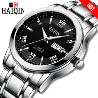 haiqin men watch top brand luxury automatic mechanical watch men full steel business waterproof sport watches relogio masculino