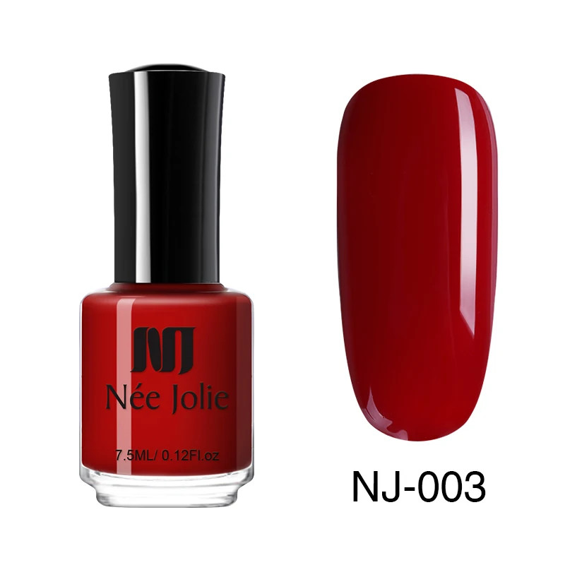 7.5ml Pure-03 Лак для ногтей NEE JOLIE Red Series, 3,5 мл, 7,5 мл, голографический матовый эффект, нормальные цвета, лак для ногтей, 12 цветов - Цвет: 7.5ml Pure-03