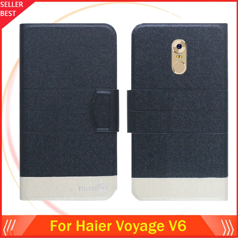 Фонарик горячий! Haier Voyage V6 кожаный чехол для телефона 2017 модные роскошные кожаные