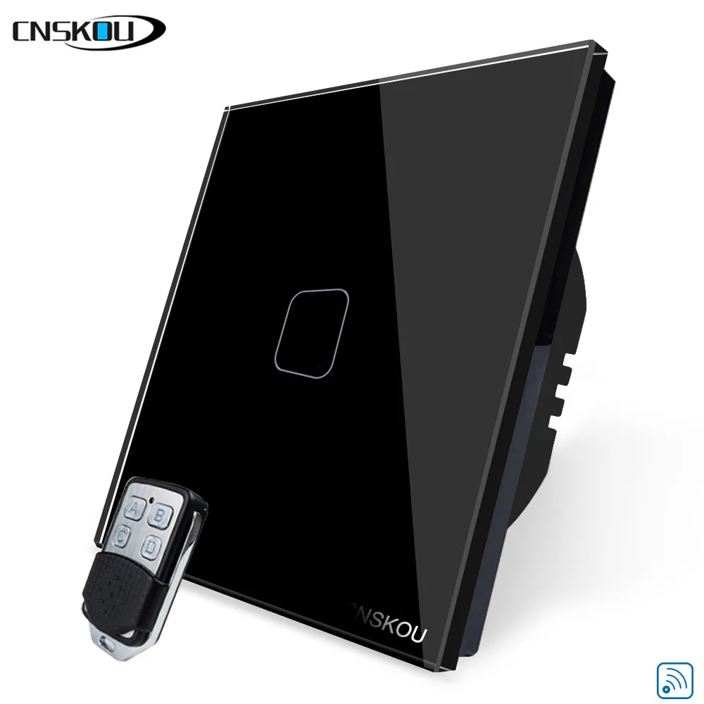 CNSKOU 433 МГц Rf беспроводной дистанционный выключатель света 220 В 1 банда RF умный