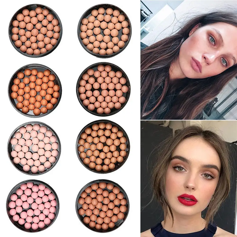 Макияж шарики румяна 3 в 1 Румяна Тени для век Контур лица матовые Пудра Maquiagem