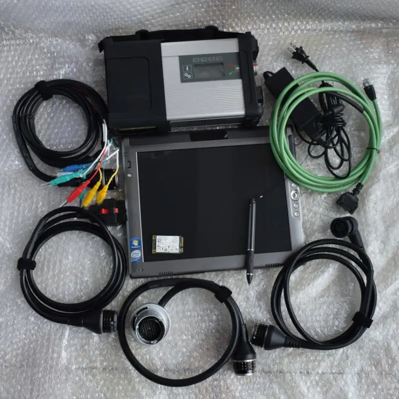 Super MB Star C5 SD Connect with laptop le1700 tablet star diagnosis mb sd c5 ssd the newest 2019.03v ready to work |