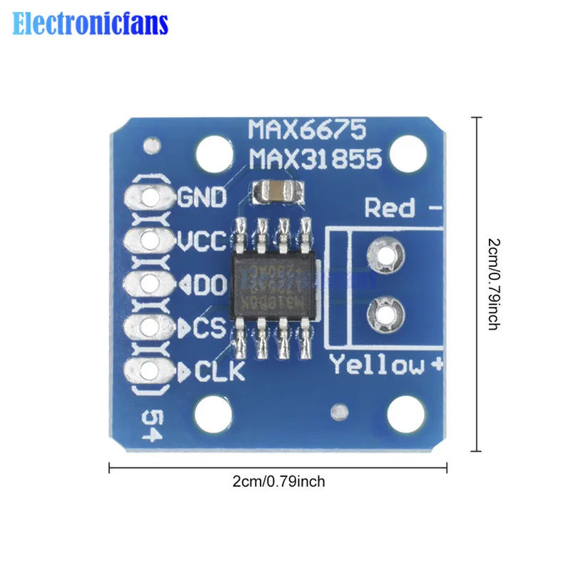 MAX31855 MAX6675 SPI Тип K термопары Датчик температуры платы модуль для Arduino