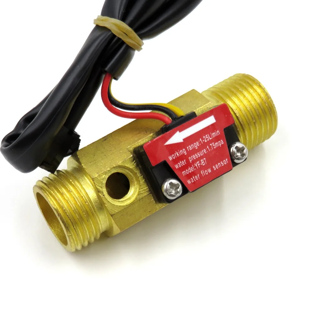 2 шт. датчик расхода воды Счетчик индикатор турбинный зал расходомер с датчиком