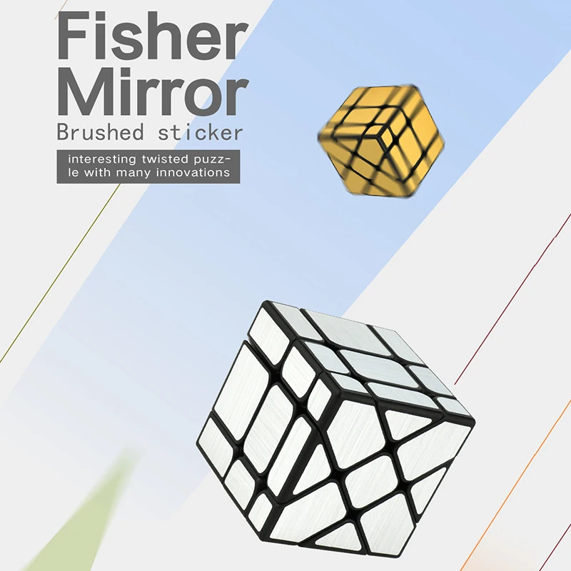 Moyu зеркальный кубик Windmirror зеркала волшебный золотой серебряный матовый хит