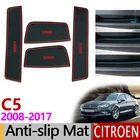 Противоскользящий резиновый коврик для ворот Citroen C5 mk2 2008 2009 2010 2011 2012 2013 2014 2015 2016 2017 аксессуары для недвижимости наклейки